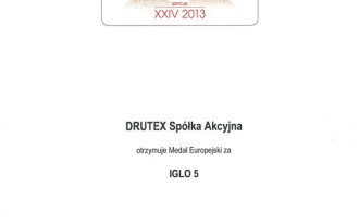 Drutex nagrodzony Medalem Europejskim