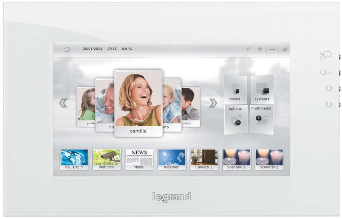 Ekran multimedialny MyHome 10" firmy Legrand