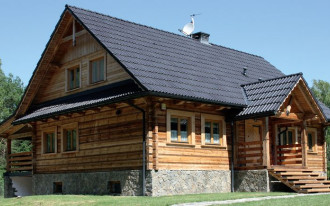 284 m2 w góralskim stylu