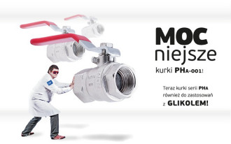 Mocniejsze kurki kulowe Perfekt System z serii PHA