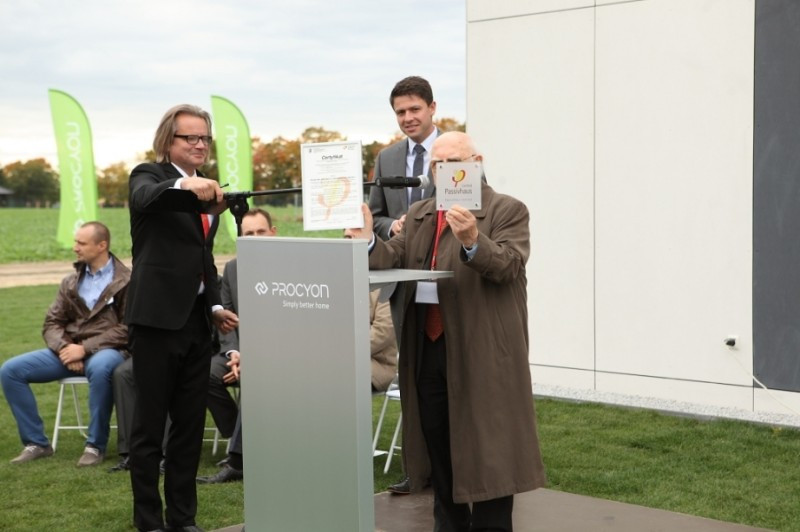 Pierwszy dom pasywny wybudowany przez firmę Procyon w Tychowie