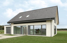 Pierwszy dom pasywny wybudowany przez firmę Procyon w Tychowie