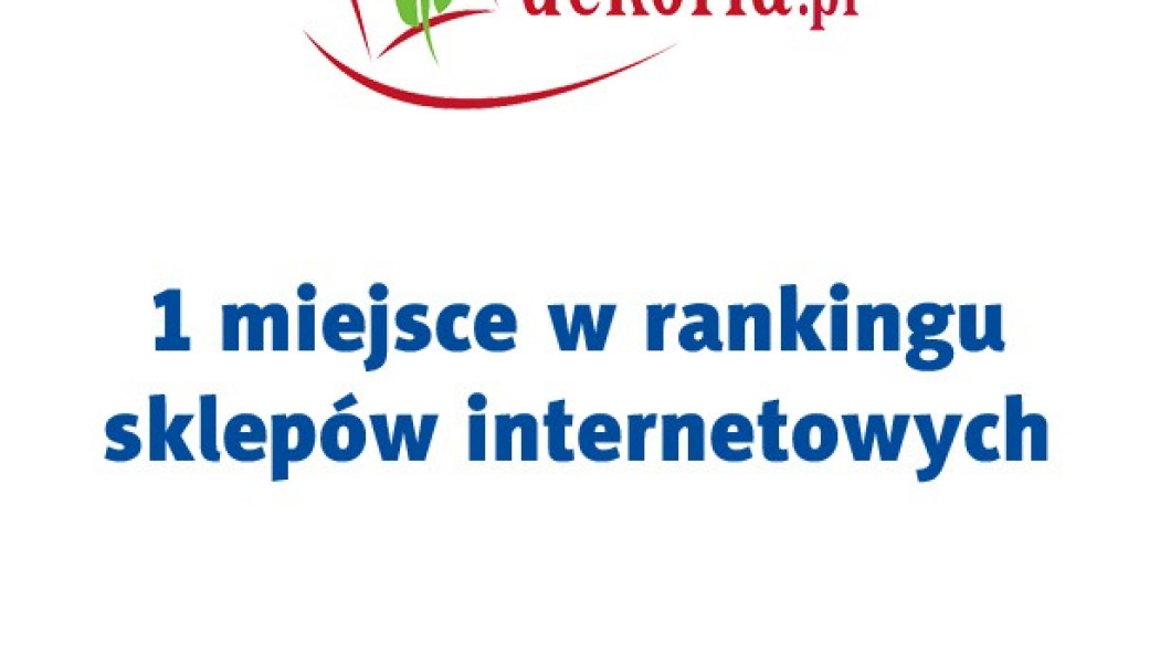 Dekoria.pl liderem w rankingu sklepów internetowych