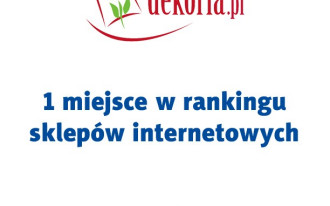 Dekoria.pl liderem w rankingu sklepów internetowych
