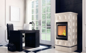 Wkład kominkowy Blanka 8 kW kafel krem