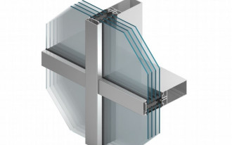 Fasada słupowo-ryglowa MB-TT50 firmy Aluprof