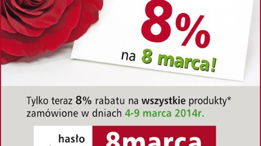 Promocja Dekoria.pl - 8% na 8 marca