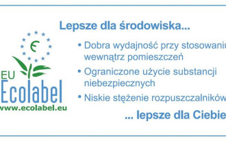 Śnieżka Satynowa wyróżniona certyfikatem Ecolabel