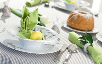 Propozycje aranżacji wielkanocnego stołu Dekoria.pl