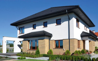 Nowoczesna willa z pełnym piętrem za 1200000 zł