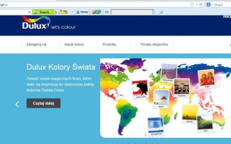 Nowa strona internetowa marki Dulux