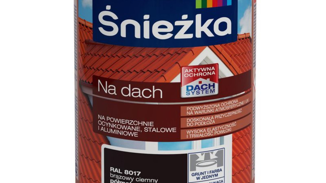 Gruntoemalia Śnieżka Na dach w nowej formule