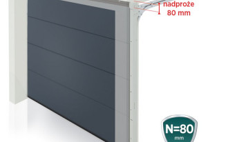 Brama segmentowa UniPro Nano80 - nowość w ofercie WIŚNIOWSKI