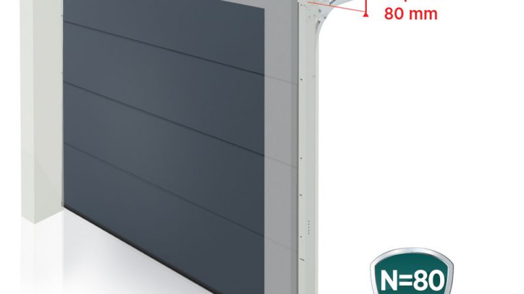 Brama segmentowa UniPro Nano80 - nowość w ofercie WIŚNIOWSKI