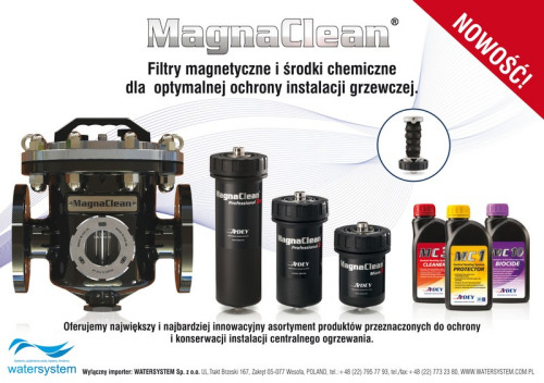 MagnaClean - ochrona instalacji centralnego ogrzewania