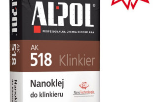 Nanoklej do klinkieru ALPOL AK 518 z Europejskim Patentem