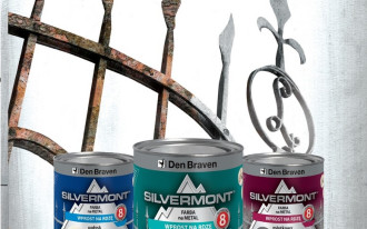 Dekoracyjna farba antykorozyjna Silvermont firmy Den Braven