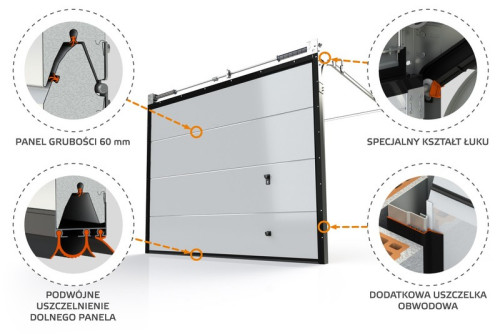 VENTE K2 RFS 60 - najcieplejsza brama garażowa z oferty Krispol