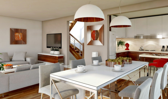 Projekt wnętrza w domu z serii Family firmy Danwood