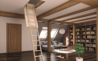 Schody strychowe LWT firmy FAKRO