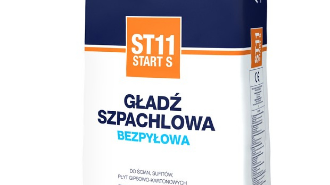 Nowe opakowanie gładzi szpachlowej ACRYL-PUTZ® ST11 START S