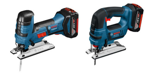 Wyrzynarki akumulatorowe GST 18 V-LI S Professional i GST 18 V-LI B Professional 