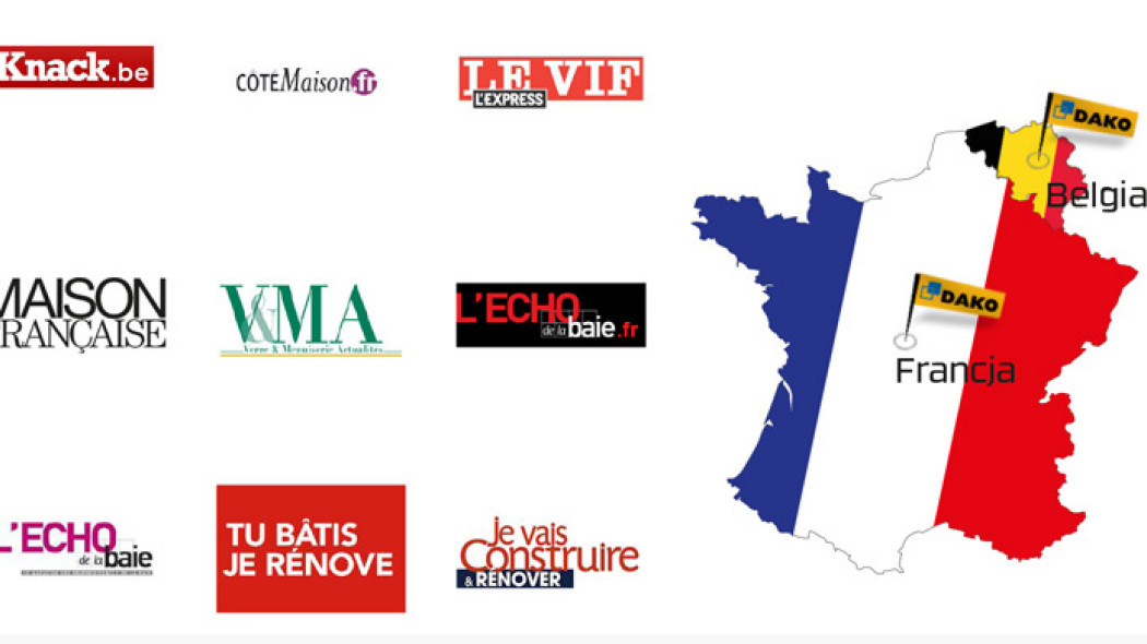 Kampania medialna DAKO we Francji i w Belgii