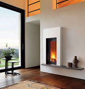 Wkład kominkowy MA 260 SL w obudowie York marki Piazzetta.