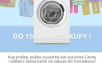 Candy rozdaje karty podarunkowe o wartości 100 lub 150 zł