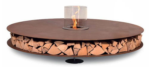 Stolik Zerino z biokominkiem, marka AK47.