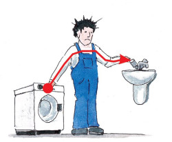 Równoczesne dotknięcie znajdującej się pod napięciem obudowy uszkodzonej pralki oraz uziemionego kranu (rurociąg metalowy lub odrębne uziemienie) jest znacznie bardziej niebezpieczne od dotknięcia nieuziemionego kranu na rurociągu z tworzywa sztucznego