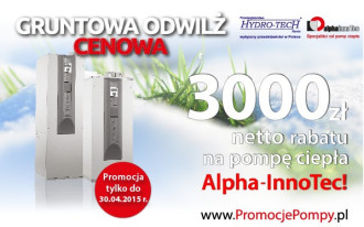 3000 zł netto rabatu na pompę ciepła Alpha-InnoTec!