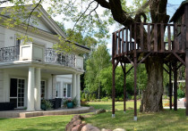 Z domkiem na drzewie - reportaż ogrodowy