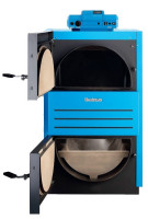 Nowoczesne kotły zgazowujące, wyposażone w automatykę w pełni nadzorującą proces spalania drewna. fot. BUDERUS