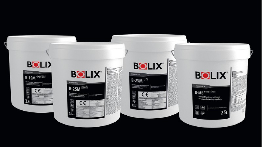 Nowa linia produktów BOLIX do hydroizolacji budynków