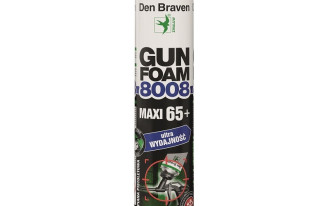 Niskoprężna piana poliuretanowa GUN FOAM 8008 - nowość Den Braven