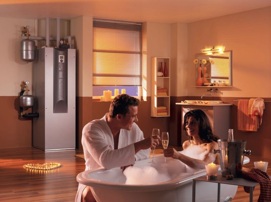 c.w.u. w systemie z pompą ciepła