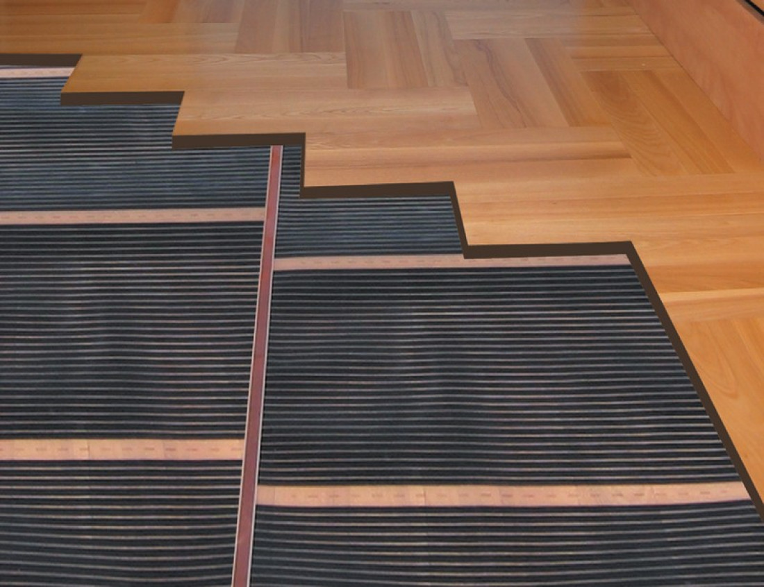 COMFORT FOLIE - elektryczne folie grzejne do ogrzewania podłóg wykończonych panelami drewnianymi