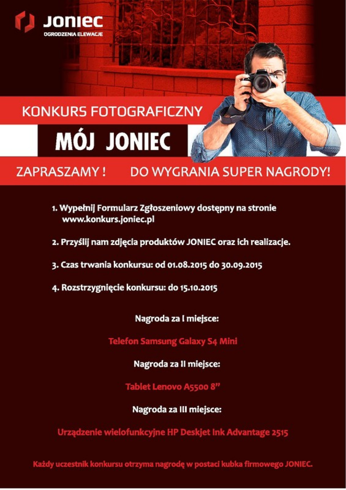 Konkurs fotograficzny Joniec