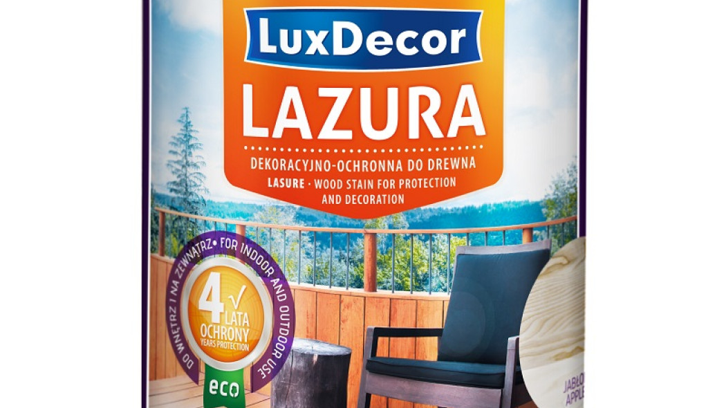 Lazura do drewna LuxDecor - nowość w ofercie Unicell Poland