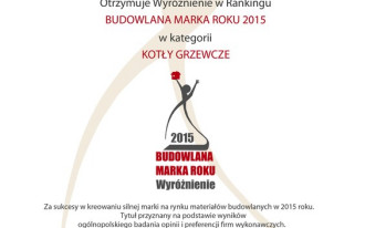 Immergas wyróżniony Budowlaną Marką Roku!