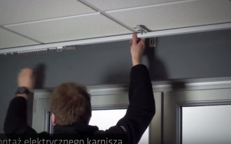 Montaż elektrycznego karnisza