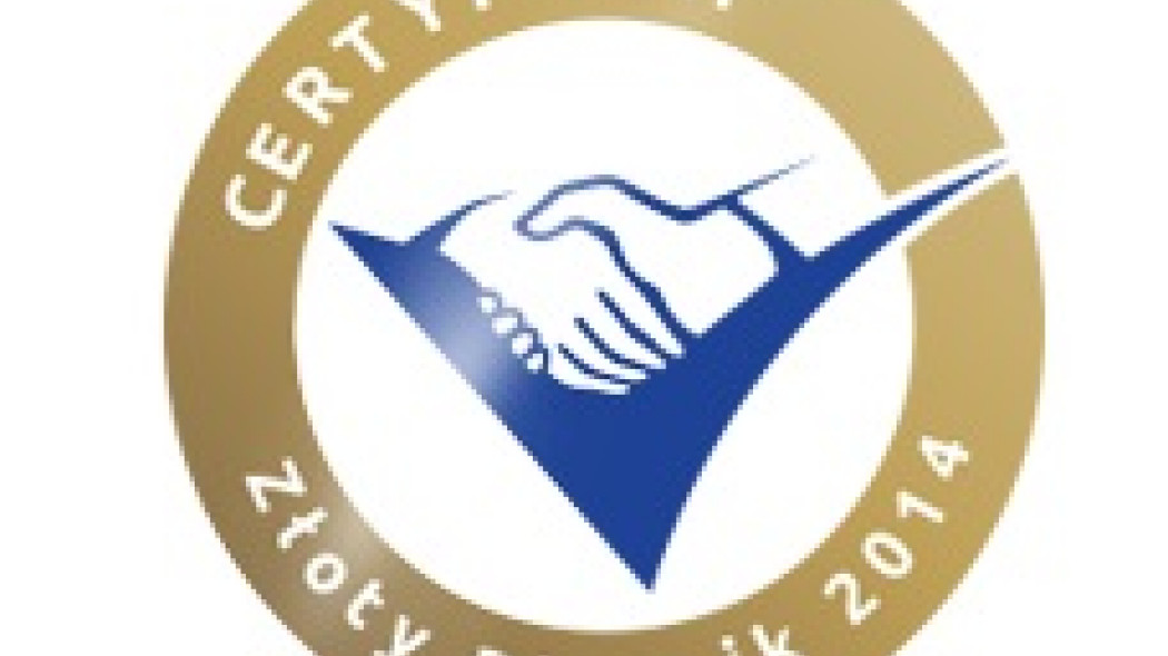 Vetrex z certyfikatem Złoty Płatnik 2014