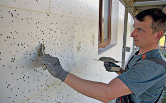 Remont elewacji wykonanej w systemie BSO