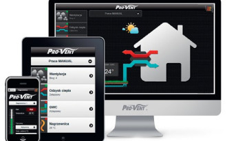 Webmanipulator PRO-VENT- zdalna obsługa systemu wentylacji