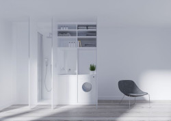 Zwyciężył projekt &quot;łazienki w szafie&quot; autorstwa absolwentki Politechniki Lubelskiej, Marzeny Radkiewicz, przykład idealnego mariażu designu i funkcji.