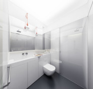 Drugą nagrodę przyznano Bartoszowi Wolnemu (Politechnika Śląska) za ciekawy pomysł na samodzielne kreowanie wnętrza za pomocą ruchomej ściany.