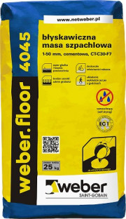 weber.floor 4045 to cementowa masa szpachlowa przeznaczona do układania ręcznego