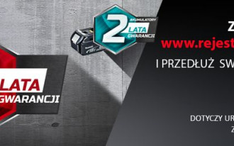 MAKITA wprowadziła przedłużoną gwarancję
