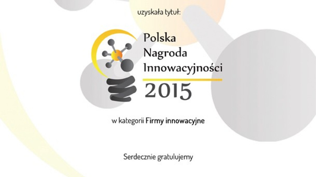 Polska Nagroda Innowacyjności 2015 dla Lipińscy Domy